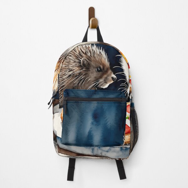 Item preview, Hungry Quills The Pizza Feast of a Porcupine designed and sold by Callenpateart.