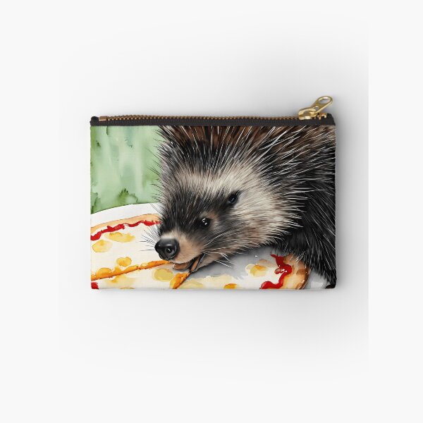 Item preview, Quill Nosh The Porcupines Pizza Indulgence designed and sold by Callenpateart.