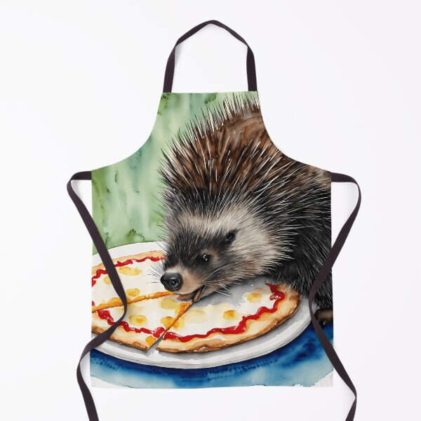 Item preview, Quill Nosh The Porcupines Pizza Indulgence designed and sold by Callenpateart.