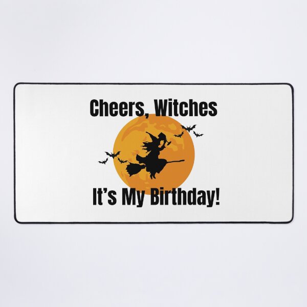 Item preview, Wine Witch Birthday Funny Spooky Halloween Birthday Gift Design designed and sold by luckyhue.