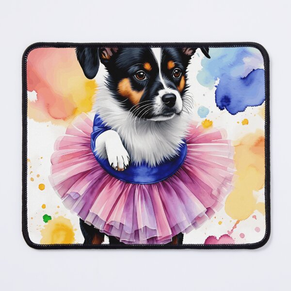 Aperçu de l'œuvre Ballet canin La danseuse de tutu créée et vendue par Nixonmoart.