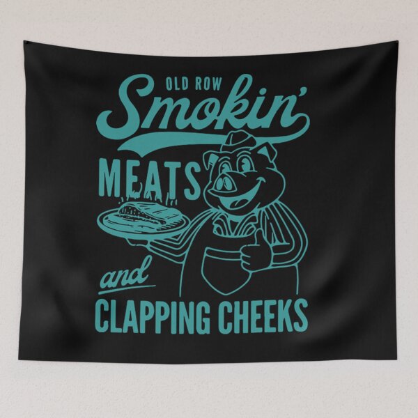 Item preview, Old Row Smokin' Meats And Clapping Cheeks  designed and sold by AntonietHaag.