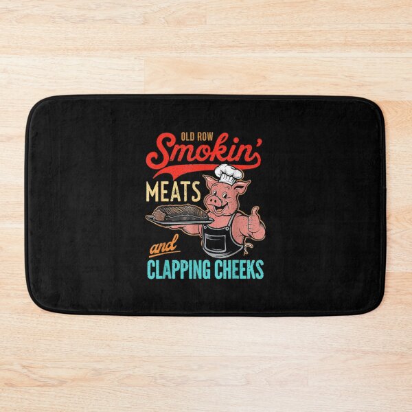 Item preview, Old Row Smokin' Meats And Clapping Cheeks designed and sold by AntonietHaag.