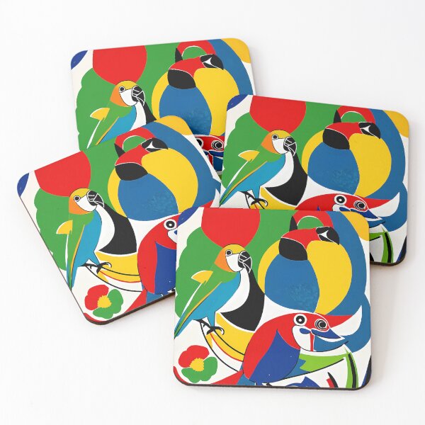 Item preview, Feathered Funk The Parrots Dance designed and sold by Parkermanart.