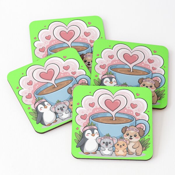 Item preview, Anxiety Support Squad – Cute Animal Team for Stress Relief designed and sold by Timeless Design.