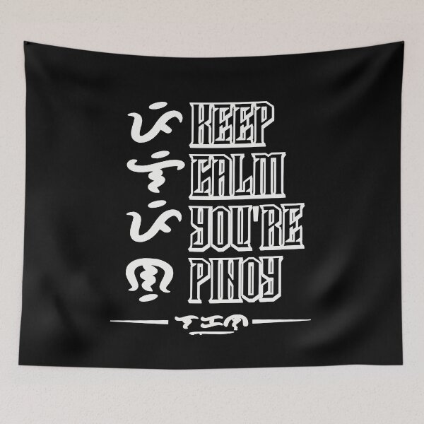 Item preview, keep calm, you're pinoy designed and sold by PaggiranMerch.