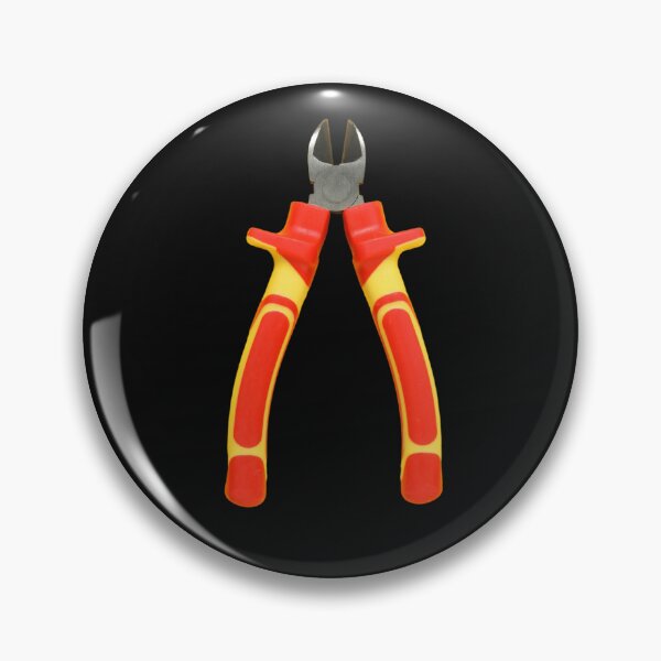 Item preview, Diagonal Cutting Pliers Illustration, Vintage Hand Tool Artwork, Precision Wire Cutting and Electrical Repair Design designed and sold by bvdesignart.