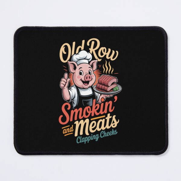 Item preview, Old Row Smokin' Meats And Clapping Cheeks BBQ designed and sold by AntonietHaag.