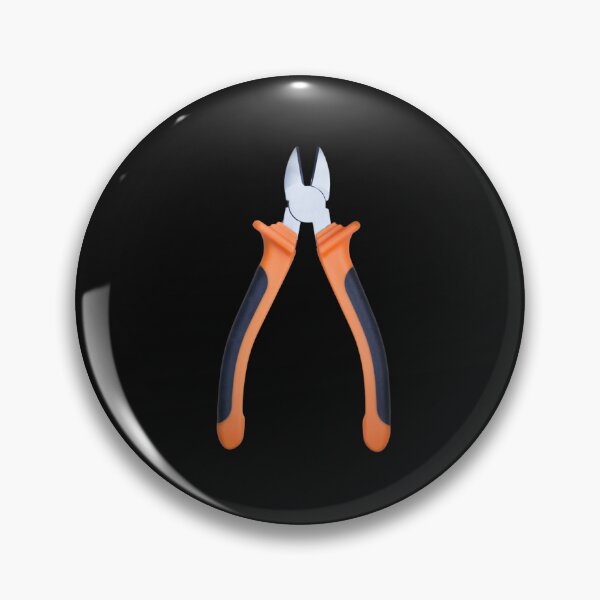 Item preview, Diagonal Cutting Pliers Illustration, Vintage Hand Tool Artwork, Precision Wire Cutting and Electrical Repair Design designed and sold by bvdesignart.