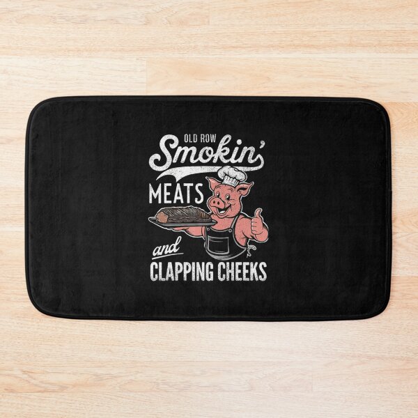 Item preview, Old Row Smokin' Meats And Clapping Cheeks Funny BBQ  designed and sold by AntonietHaag.