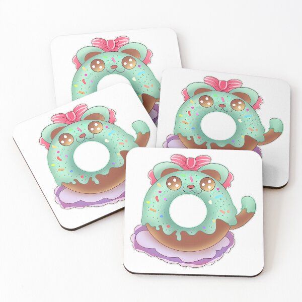 Item preview, Donut Cat with Bow designed and sold by CarolynDHurd.