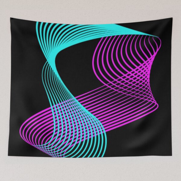 Item preview, Abstract colorful waves designed and sold by AndroidZ.