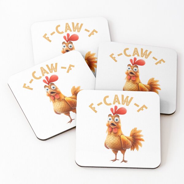 Item preview, F-Caw-F Funny Chicken Humor F-Caw-F Quote Rooster Meme designed and sold by Isabelsutton.