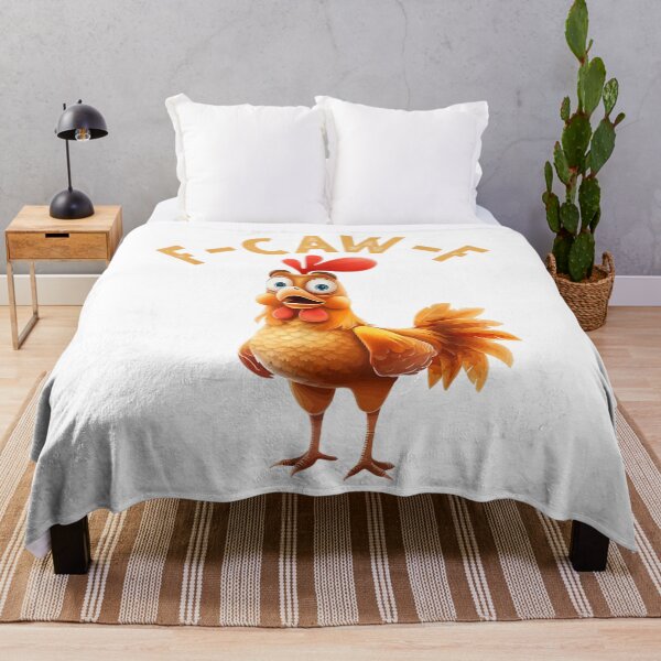 Item preview, F-Caw-F Funny Chicken Humor F-Caw-F Quote Rooster Meme designed and sold by Isabelsutton.