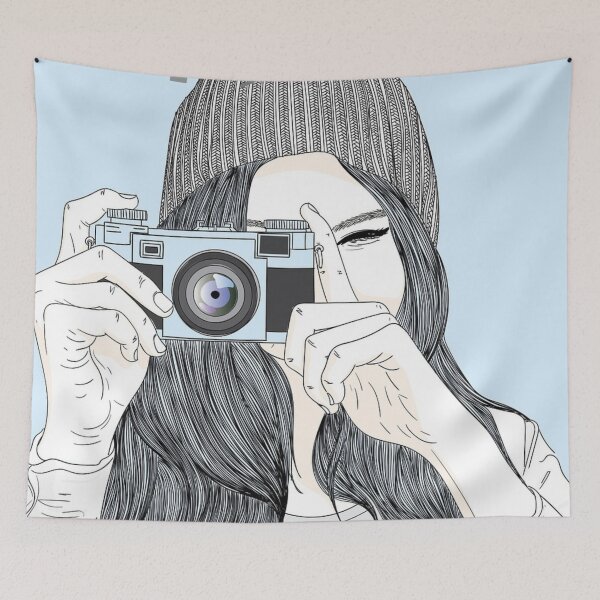 Item preview, selfie anime girl classic tshirt designed and sold by anandsiva2703.