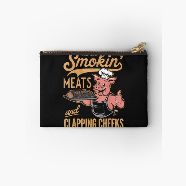 Item preview, Old Row Smokin' Meats And Clapping Cheeks Funny BBQ designed and sold by AntonietHaag.