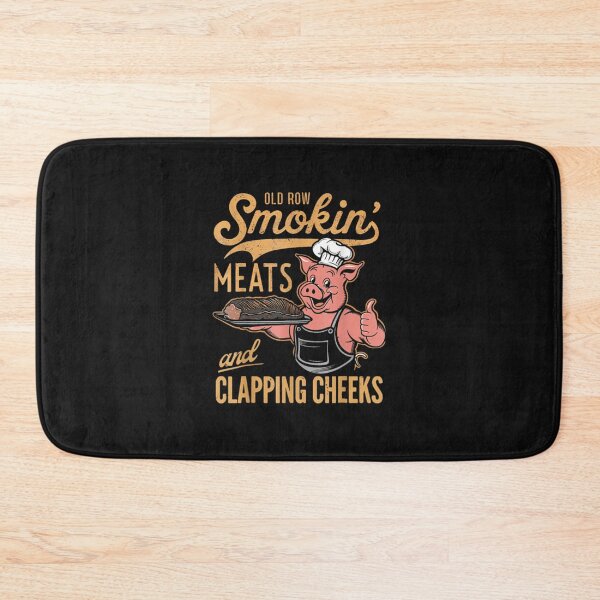 Item preview, Old Row Smokin' Meats And Clapping Cheeks Funny BBQ designed and sold by AntonietHaag.