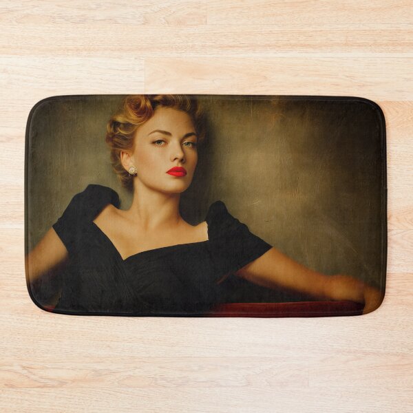 Item preview, 107 Elegant Woman in Classic Black Dress designed and sold by nikoart001.