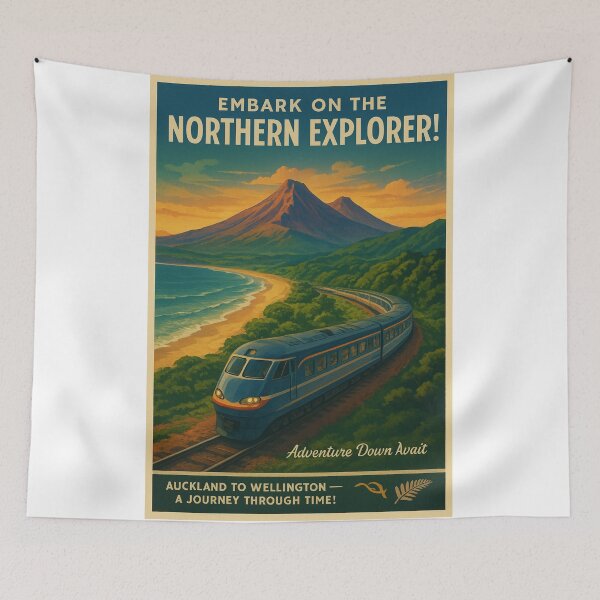 Item preview, Embark on the Northern Explorer – Scenic New Zealand by Train designed and sold by Dikshant Goyal.