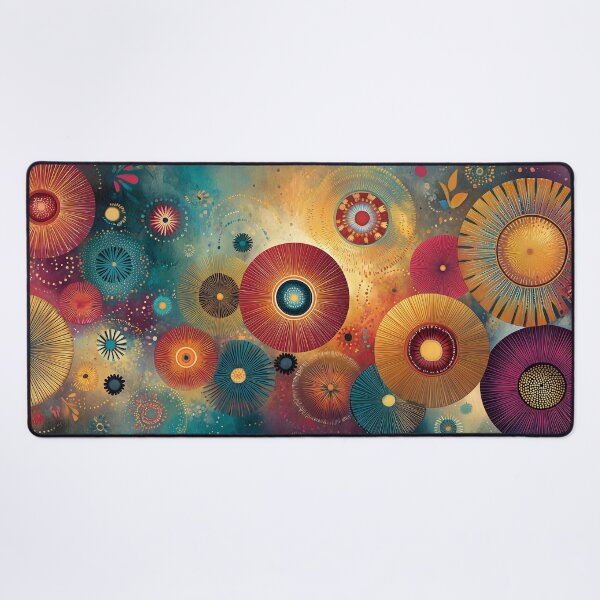 Item preview, 108 Vibrant Cosmic Circles designed and sold by nikoart001.