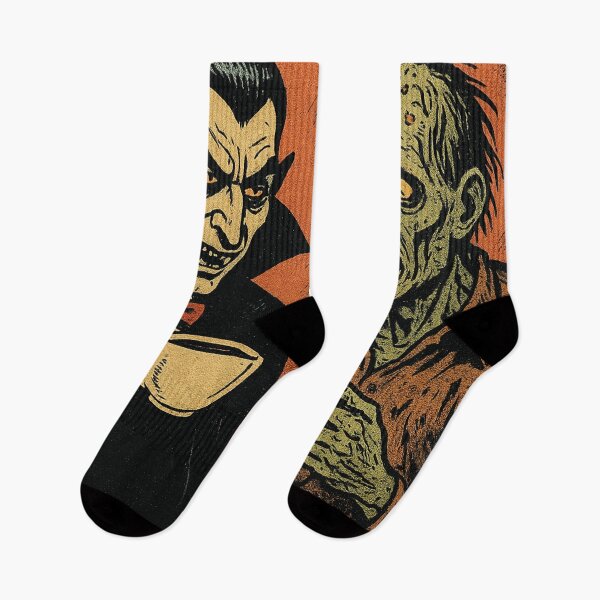 Item preview, Drinking coffee with Dracula and Zombie designed and sold by Mauswohn.