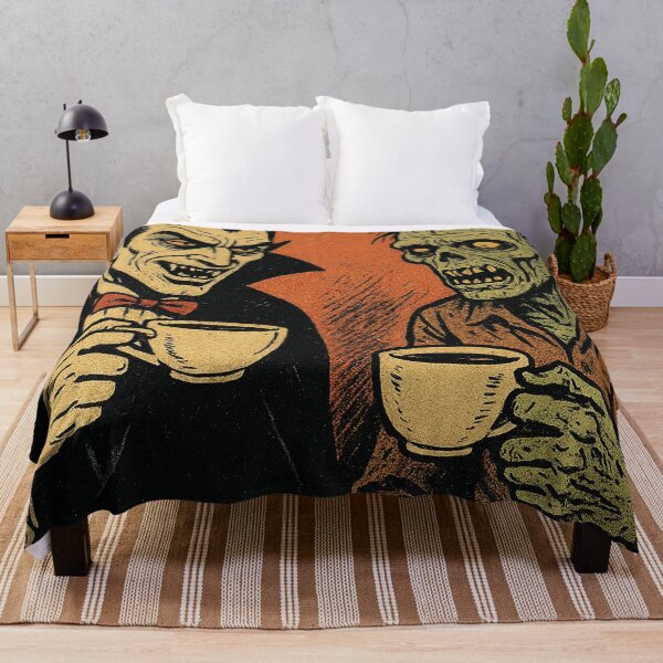 Item preview, Drinking coffee with Dracula and Zombie designed and sold by Mauswohn.
