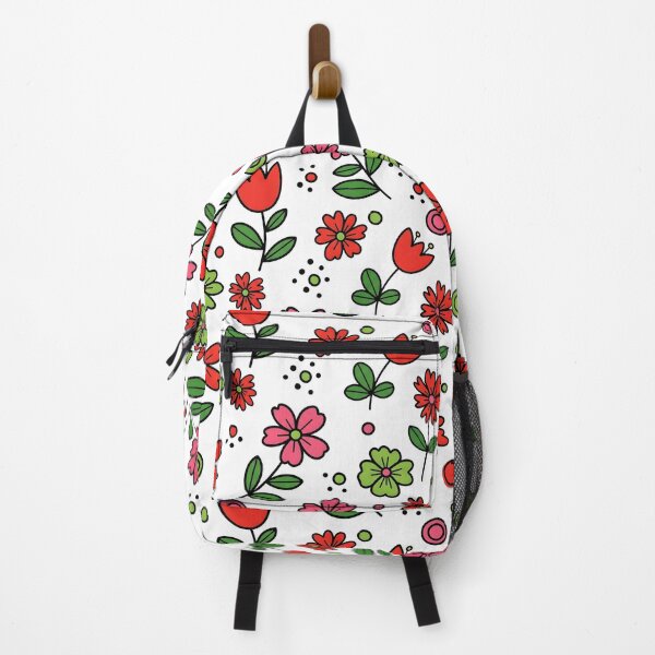 Item preview, Playful Doodle Floral Seamless Pattern – Fun Hand-Drawn Flowers with Bold Black Outlines designed and sold by VelloomStore.