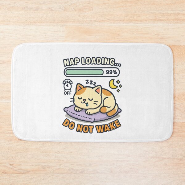 Item preview, Nap Loading Do Not Wake – Funny Lazy Sleeping Cat Design designed and sold by Designforyou86.