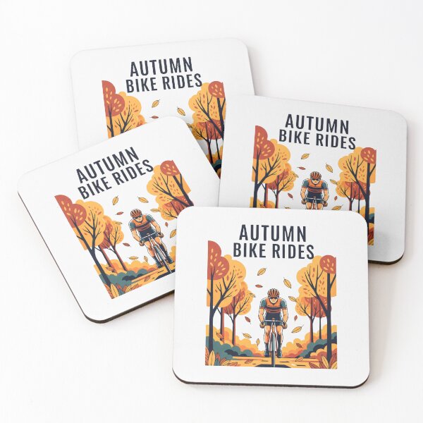 Item preview, Seasonal Cycling Through Autumn Woods designed and sold by SplashTastic.