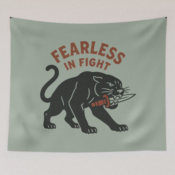 Item preview, Fearless In Fight Panther designed and sold by EdvvinStudios.
