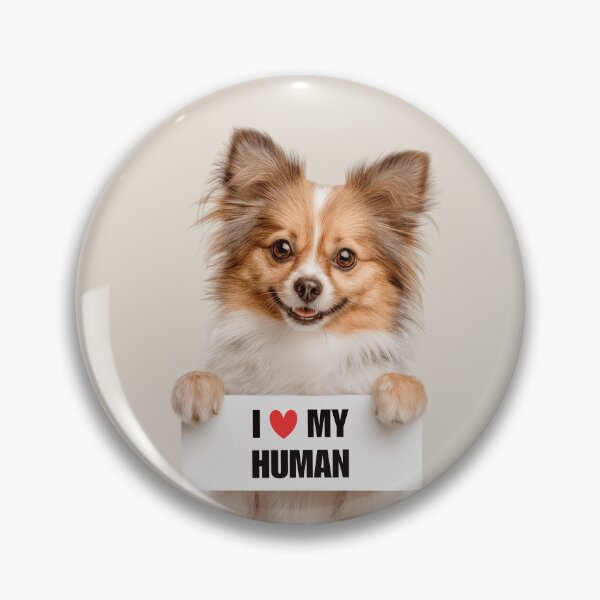 Item preview, Cute Russian Toy dog with Signboard I love my Human  designed and sold by LazyOwlStore.