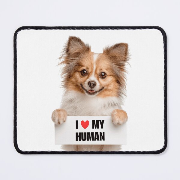 Item preview, Cute Russian Toy dog with Signboard I love my Human  designed and sold by LazyOwlStore.