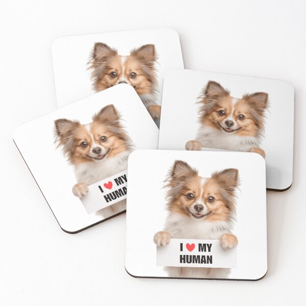 Item preview, Cute Russian Toy dog with Signboard I love my Human  designed and sold by LazyOwlStore.