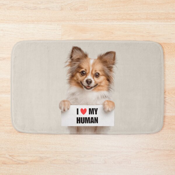 Item preview, Cute Russian Toy dog with Signboard I love my Human  designed and sold by LazyOwlStore.
