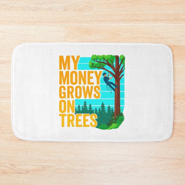 Item preview, Arborist Mens Tree Climber Vintage My Money Grows On Trees designed and sold by foxcao.