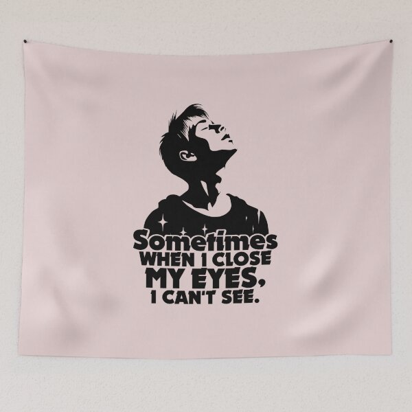 Item preview, close my eyes sometimes quote classic tshirt designed and sold by anandsiva2703.