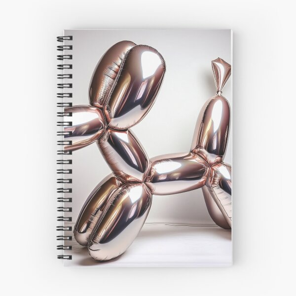 Item preview, Gold Tint Balloon Dog Orange Shiny Reflective Art designed and sold by LineaNova.