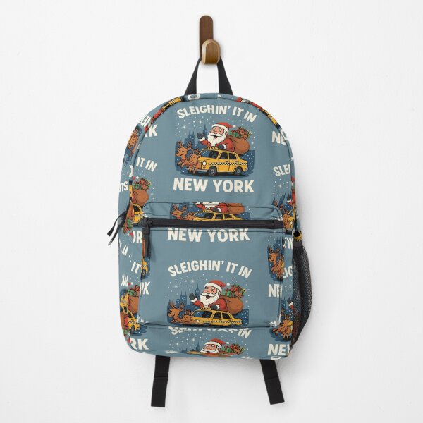 Item preview, Sleighin’ It in New York – Christmas Around the World Santa Claus Travel Tee | Merry Christmas World Tour designed and sold by Globalcitytees.