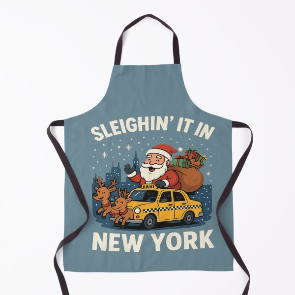 Item preview, Sleighin’ It in New York – Christmas Around the World Santa Claus Travel Tee | Merry Christmas World Tour designed and sold by Globalcitytees.