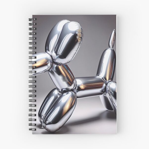 Item preview, Dark Grey Balloon Dog Reflective Chrome Digital Art designed and sold by LineaNova.
