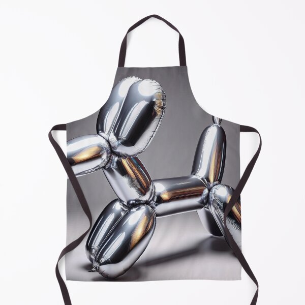 Item preview, Dark Grey Balloon Dog Reflective Chrome Digital Art designed and sold by LineaNova.