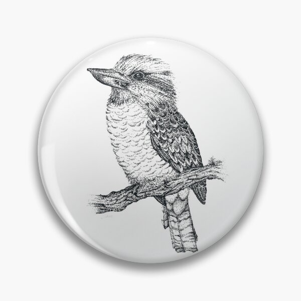 Item preview, Cute Australian Kookaburra designed and sold by Sam Morton - Heart Art.