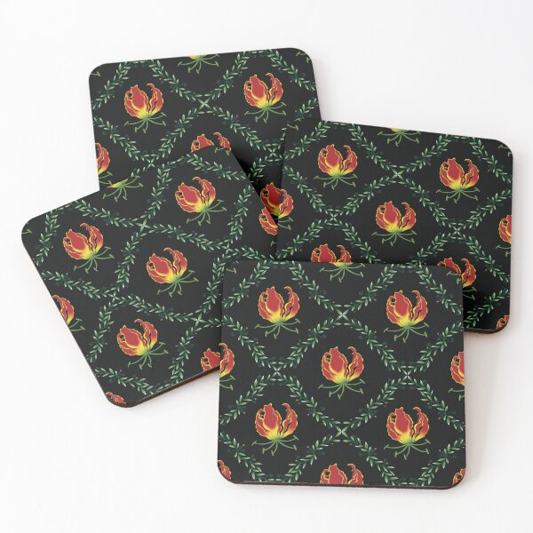 Item preview, Midnight Garden Fire Lily designed and sold by fernorastudio.