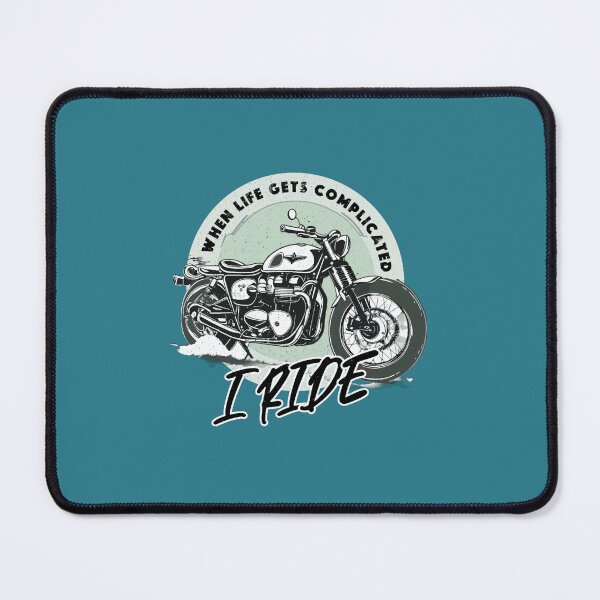 Item preview, When life gets complicated - I RIDE.png designed and sold by pmassah.
