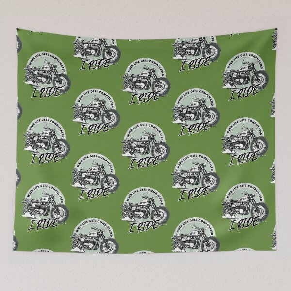 Item preview, When life gets complicated - I RIDE.png designed and sold by pmassah.