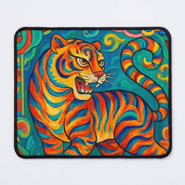 Item preview, Roar of Harmony - Vibrant Korean Traditional Art Inspired Illustration designed and sold by JLD.