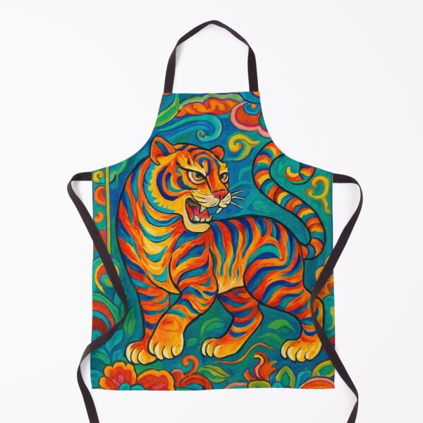 Item preview, Roar of Harmony - Vibrant Korean Traditional Art Inspired Illustration designed and sold by JLD.