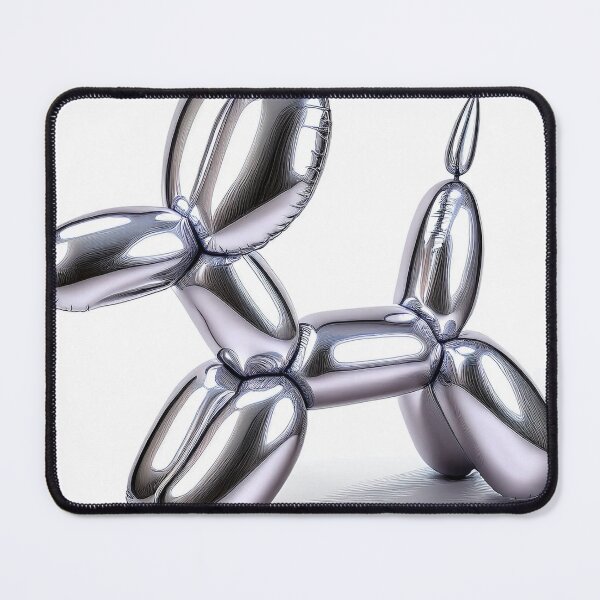 Item preview, Silver Reflective Balloon Dog designed and sold by LineaNova.