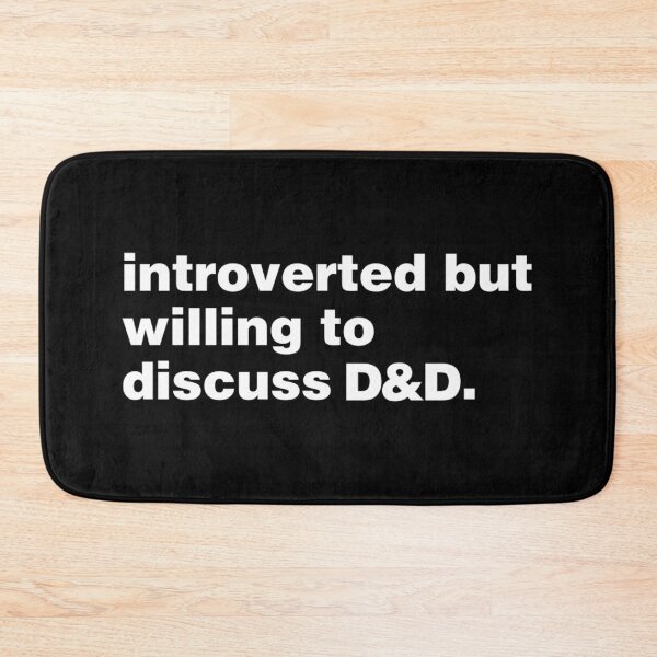 Item preview, introverted But Willing To Discuss Dd designed and sold by AURORAEDWAR.