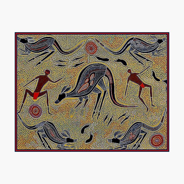AUSTRALIAN ABORIGINAL : Vintage Art Print Photographic Print
